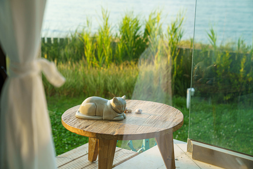 Urne Pour Chat Couché