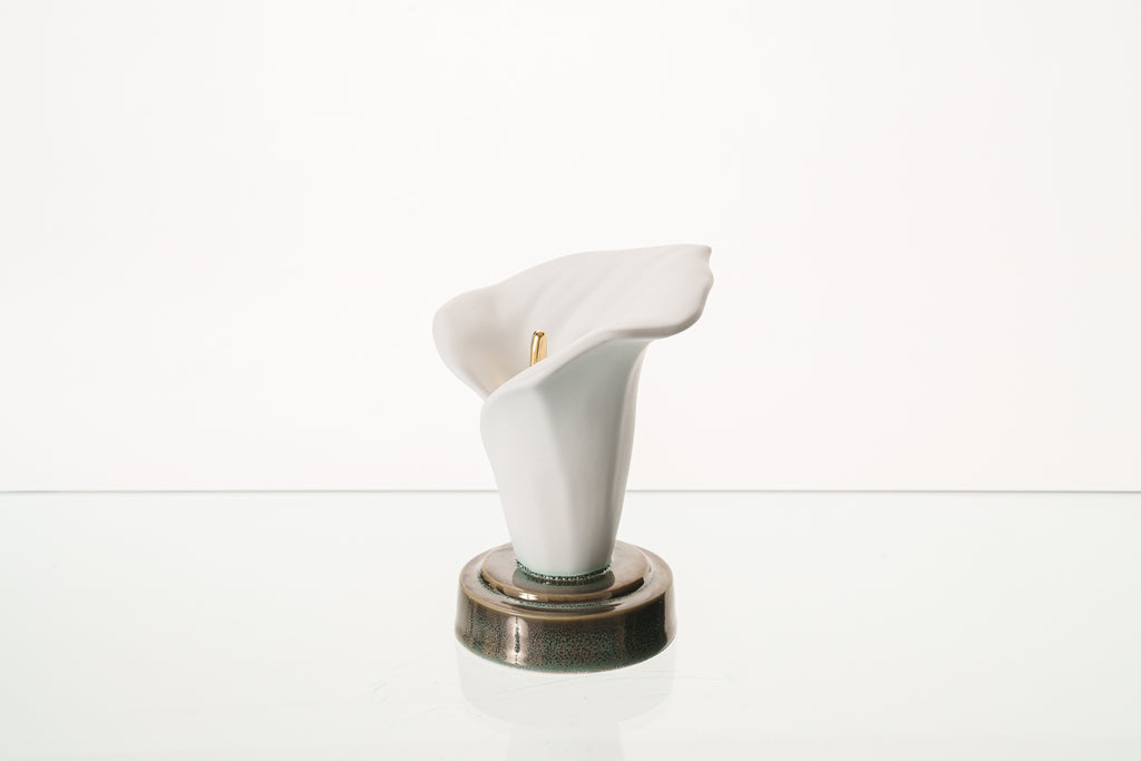 Urne funéraire Calla Lily - Blanc mat | Céramique