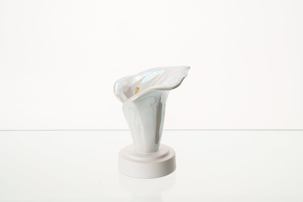 Urne funéraire Calla Lily - Blanc nacré | Céramique