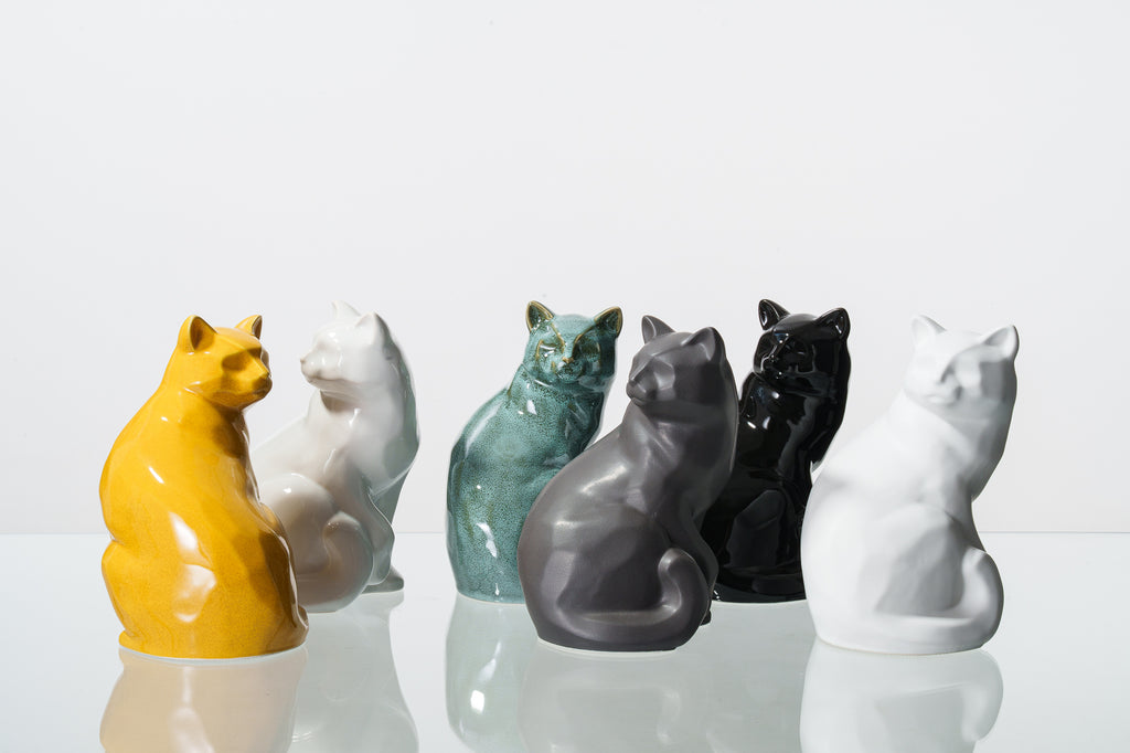 Urne Funéraire Chat – "Félix" - | Urne animaux en céramique