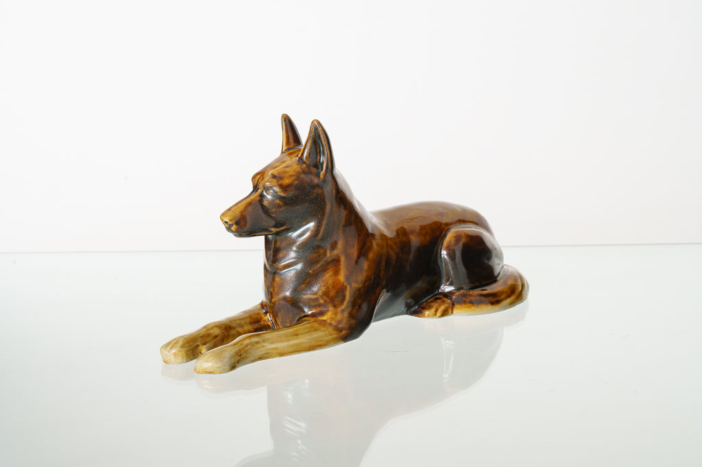 Urne Berger Allemand – Rouille brune | Urne pour animaux de compagnie | Céramique