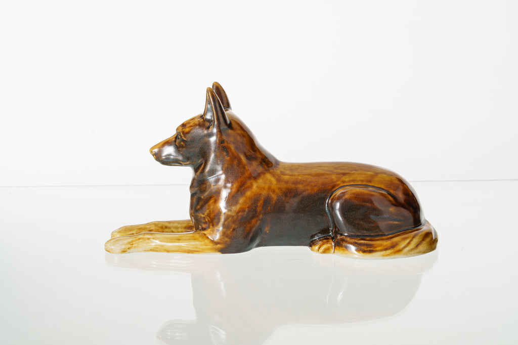 Urne Berger Allemand – Rouille brune | Urne pour animaux de compagnie | Céramique