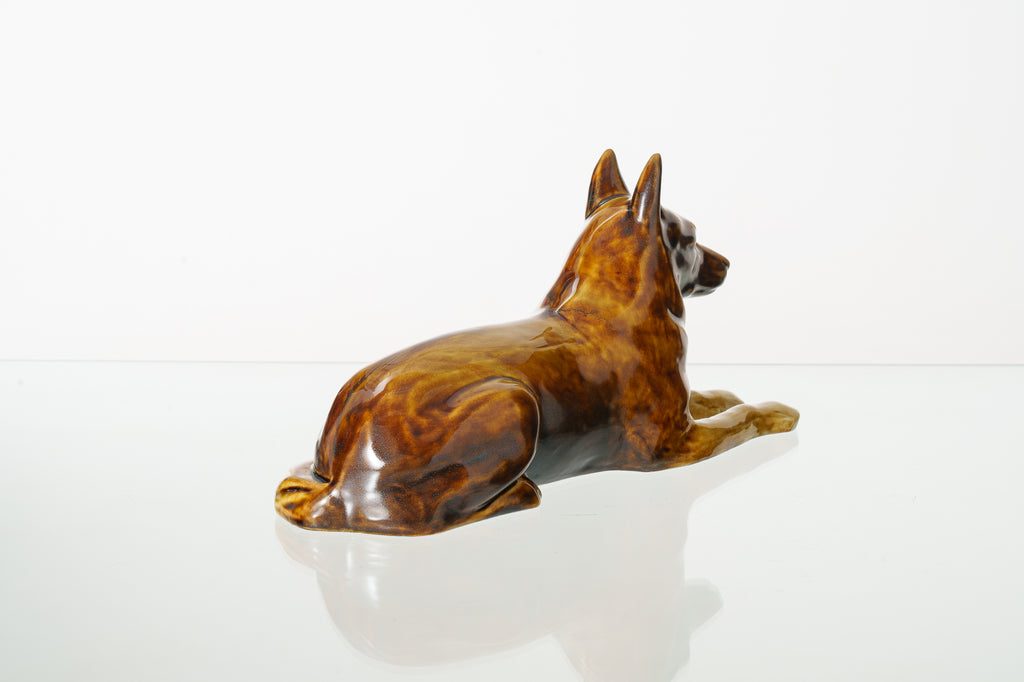 Urne Berger Allemand – Rouille brune | Urne pour animaux de compagnie | Céramique