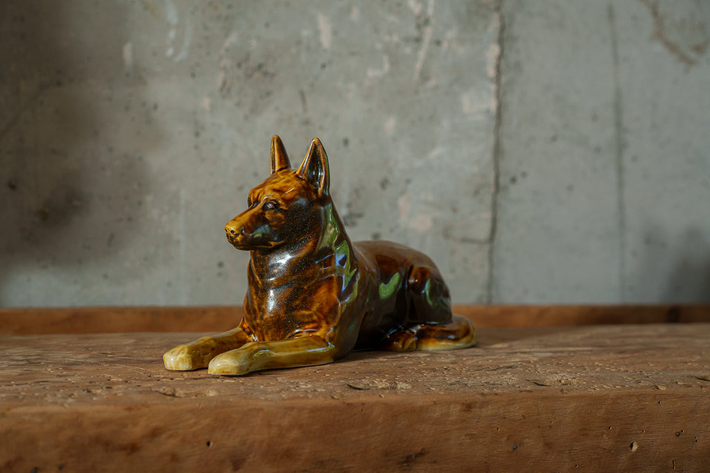 Urne Berger Allemand – Rouille brune | Urne pour animaux de compagnie | Céramique