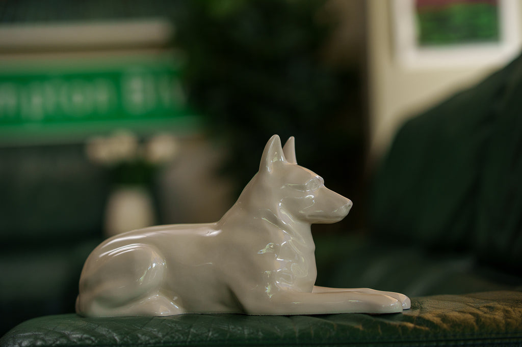 Urne Berger Allemand – Transparente | Urne pour animaux de compagnie | Céramique