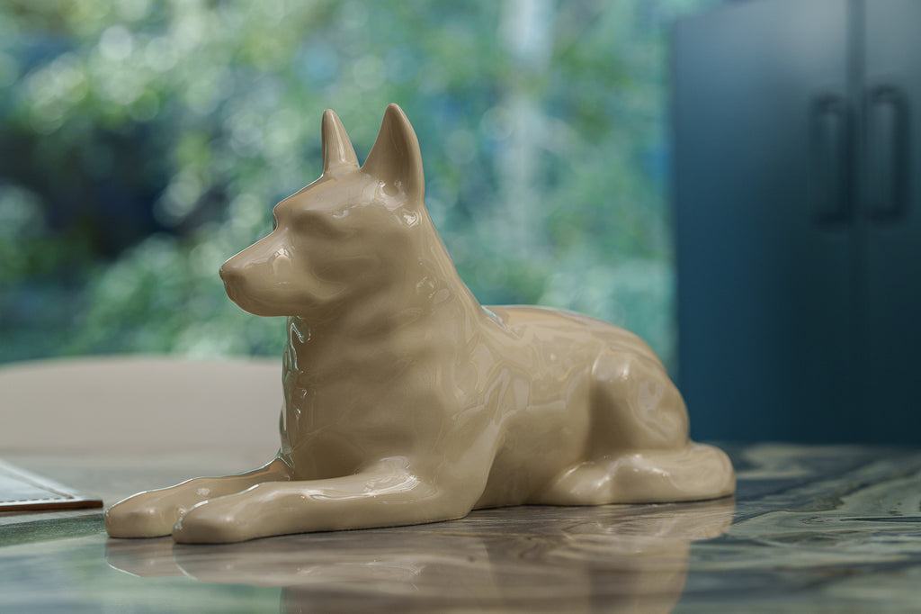 Urne Berger Allemand – Transparente | Urne pour animaux de compagnie | Céramique