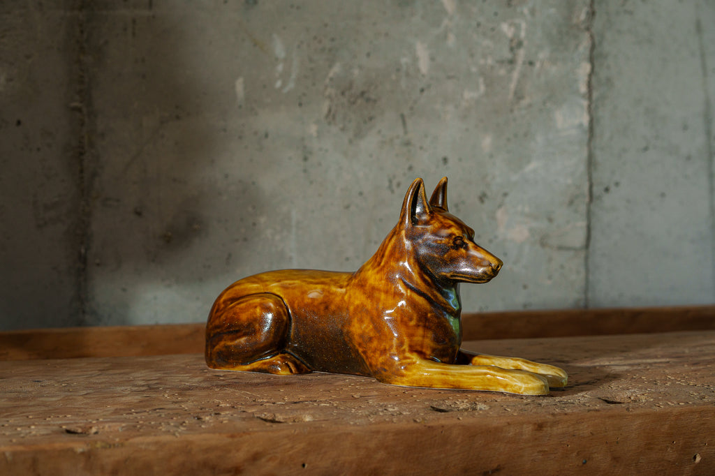 Urne Berger Allemand – Rouille brune | Urne pour animaux de compagnie | Céramique