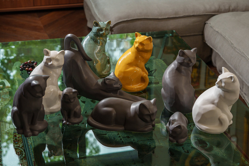 Urne Funéraire Chat – "Félix" -  Urne animaux en céramique