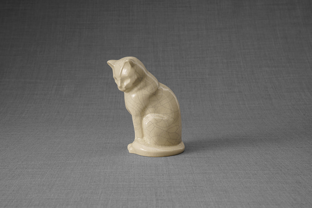 Mini Urne pour Cendres pour Animaux - Craquelure | Céramique | Fait main