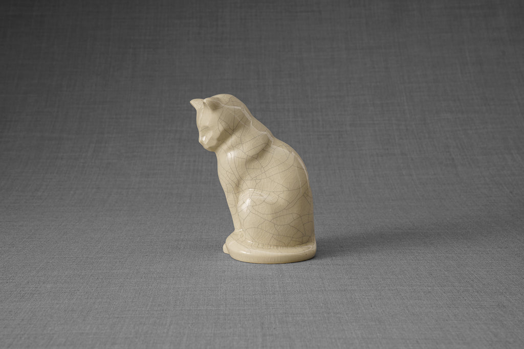Mini Urne pour Cendres pour Animaux - Craquelure | Céramique | Fait main