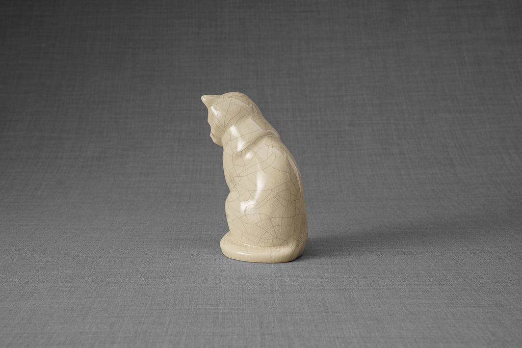 Mini Urne pour Cendres pour Animaux - Craquelure | Céramique | Fait main