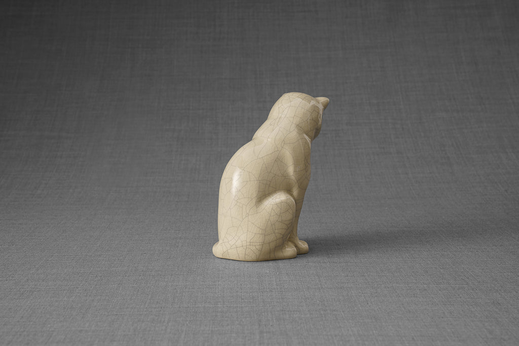 Mini Urne pour Cendres pour Animaux - Craquelure | Céramique | Fait main