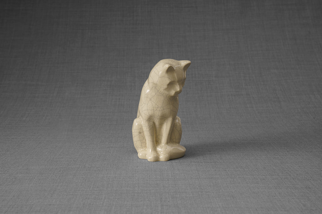 Mini Urne pour Cendres pour Animaux - Craquelure | Céramique | Fait main