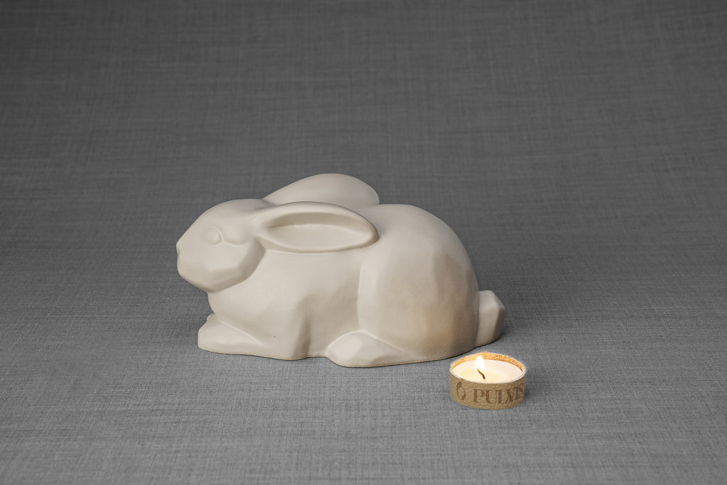 Urne Lapin pour Cendres - Blanc Mat | Urne lapin en céramique