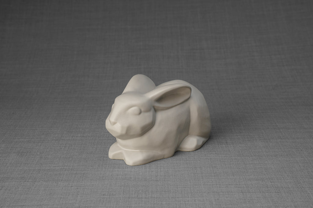 Urne Lapin pour Cendres - Blanc Mat | Urne lapin en céramique