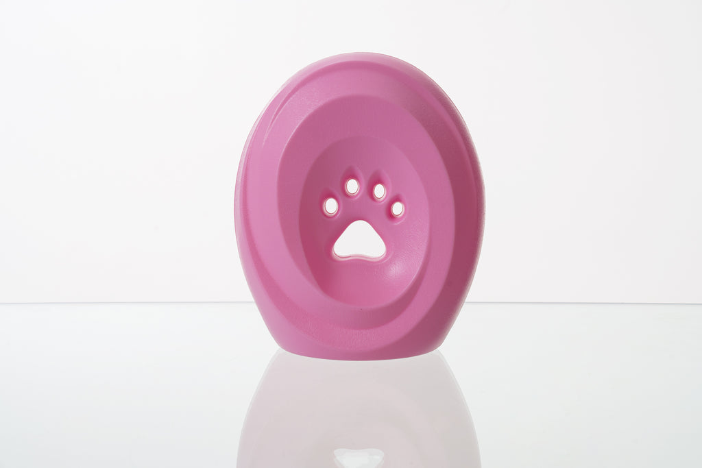 Urne de cremation pour cendres Urne commemorative avec empreinte de patte Urnepourchien Urne pour chat Memorial pour animaux de compagnie Couleur rose 